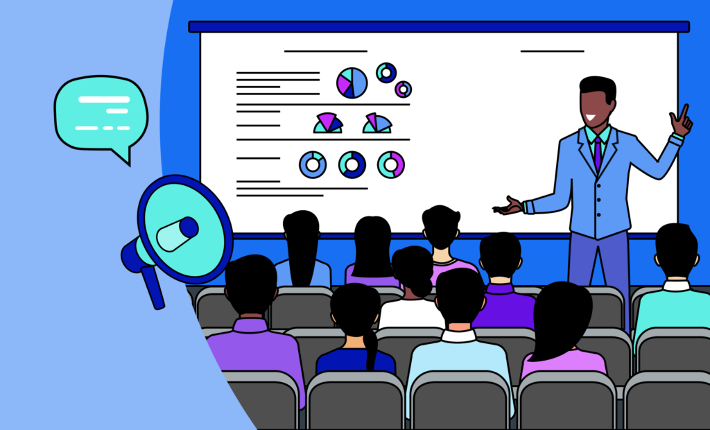 Coordinating speakers at large events